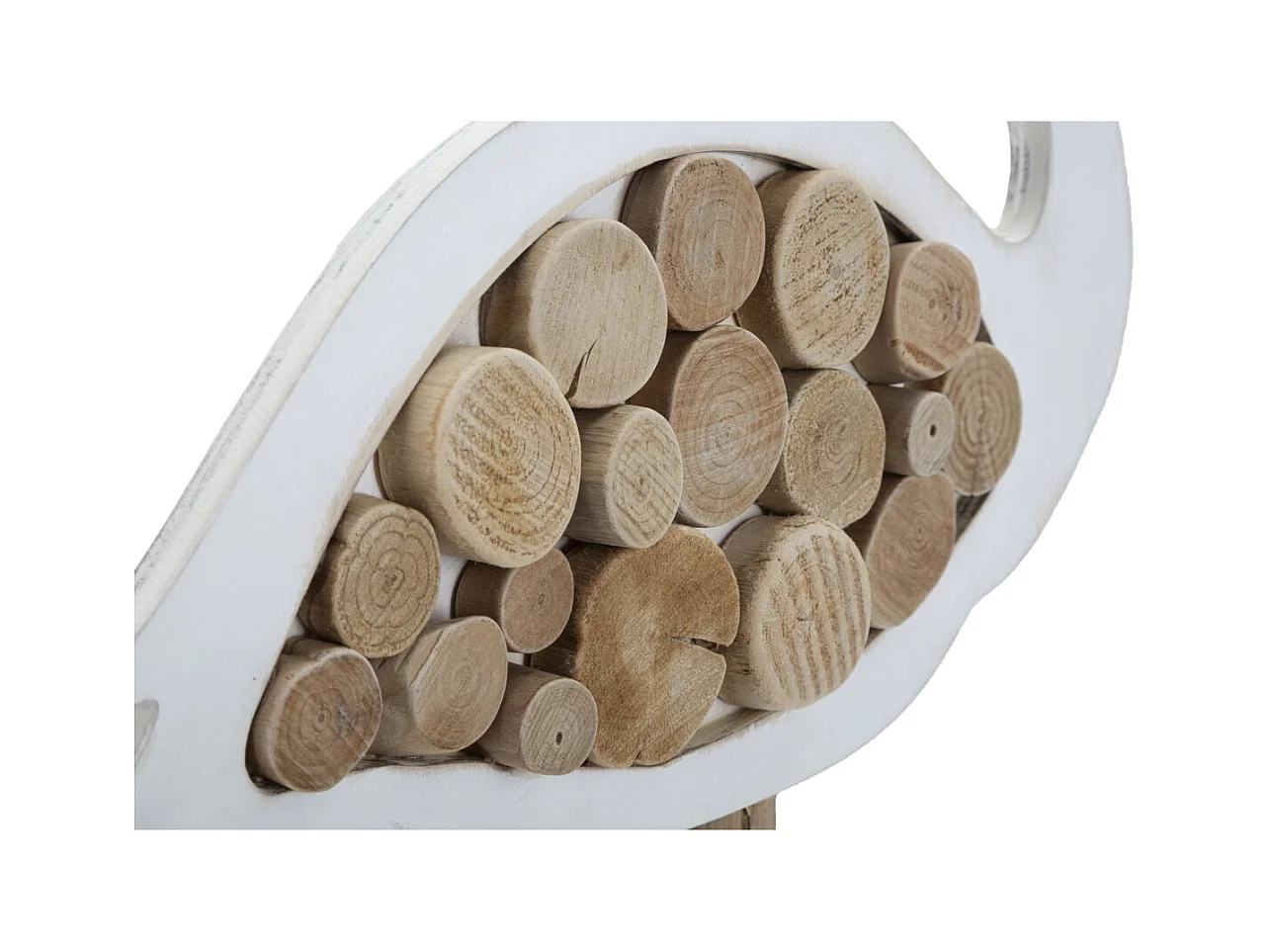 Rzeźba Flamingo, Brązowy, 31x9x56 cm, Epikasa