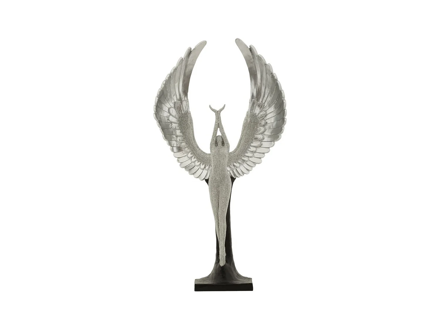 Sculpture Phoenix, Argent, 26x9x48 cm, Epikasa