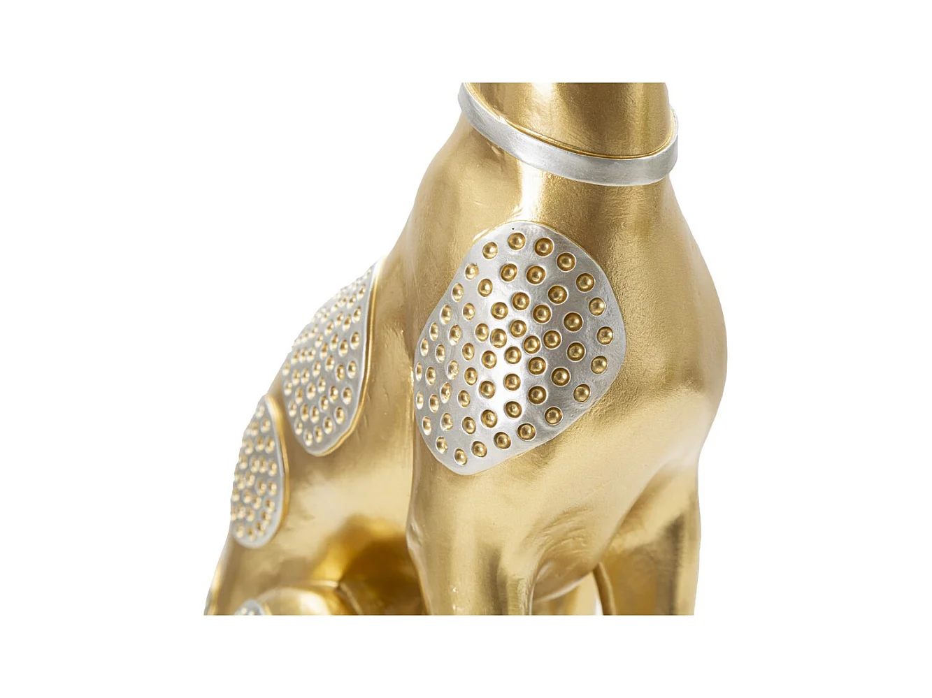 Escultura Cão 6, Ouro, 19,8x10x29 cm, Epikasa