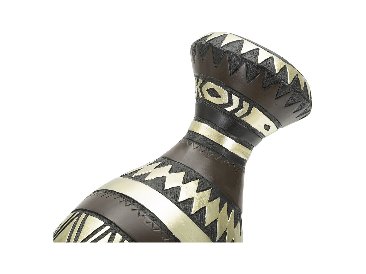 Rzeźba Afryka 7, Czarny, 23x19x38,5 cm, Epikasa