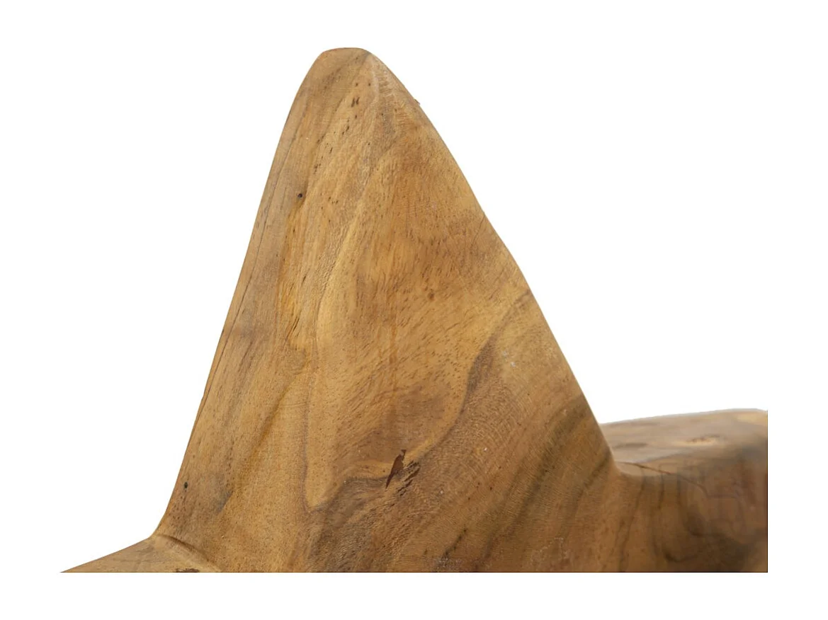 Sculpture Stella, Marron, 28x12x42 cm, Seven Design