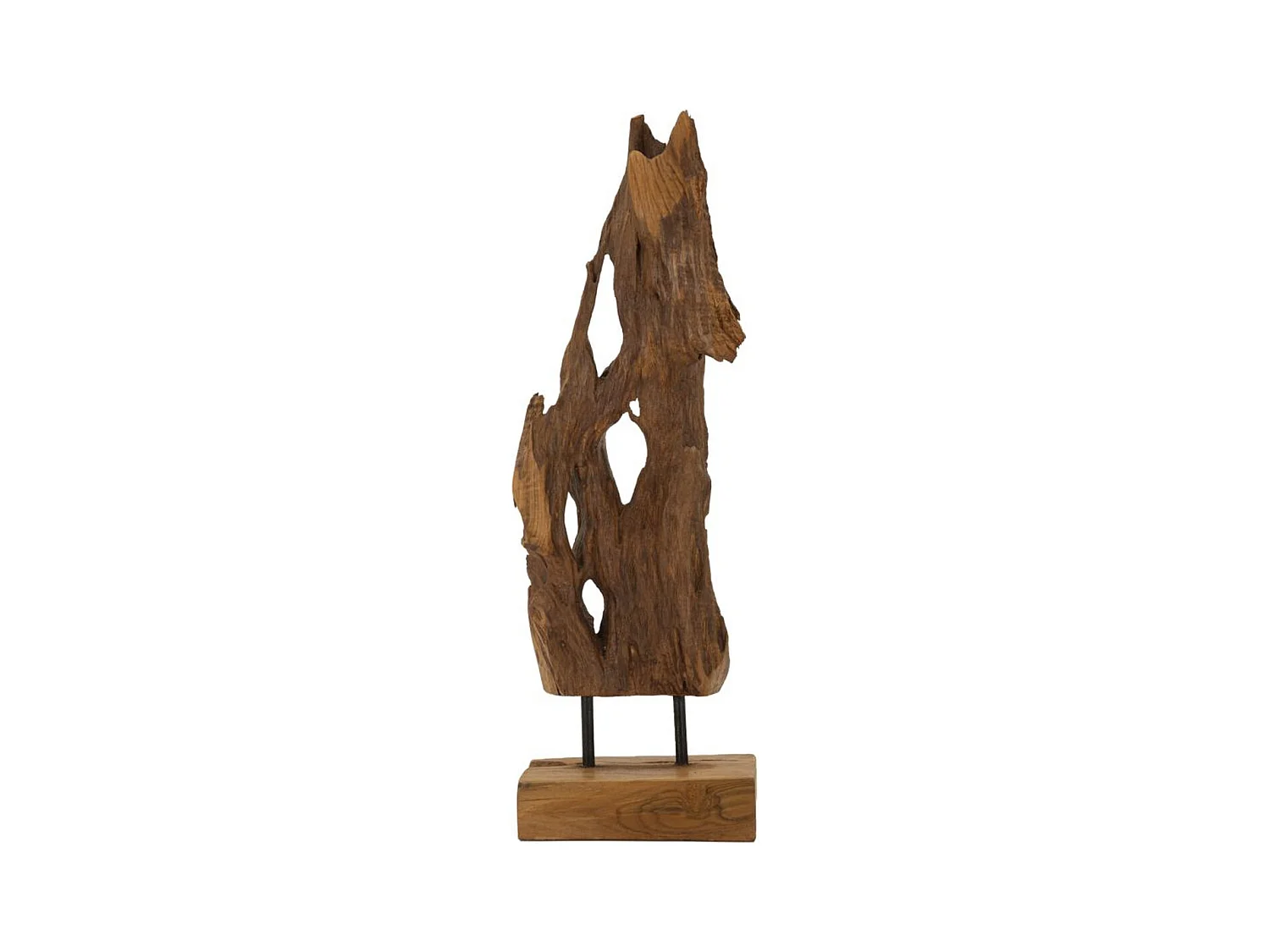 Sculpture Racine 1, Marron, 18x13x55 cm, Epikasa