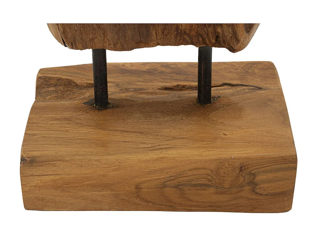 Sculpture Racine 1, Marron, 18x13x55 cm, Seven Design