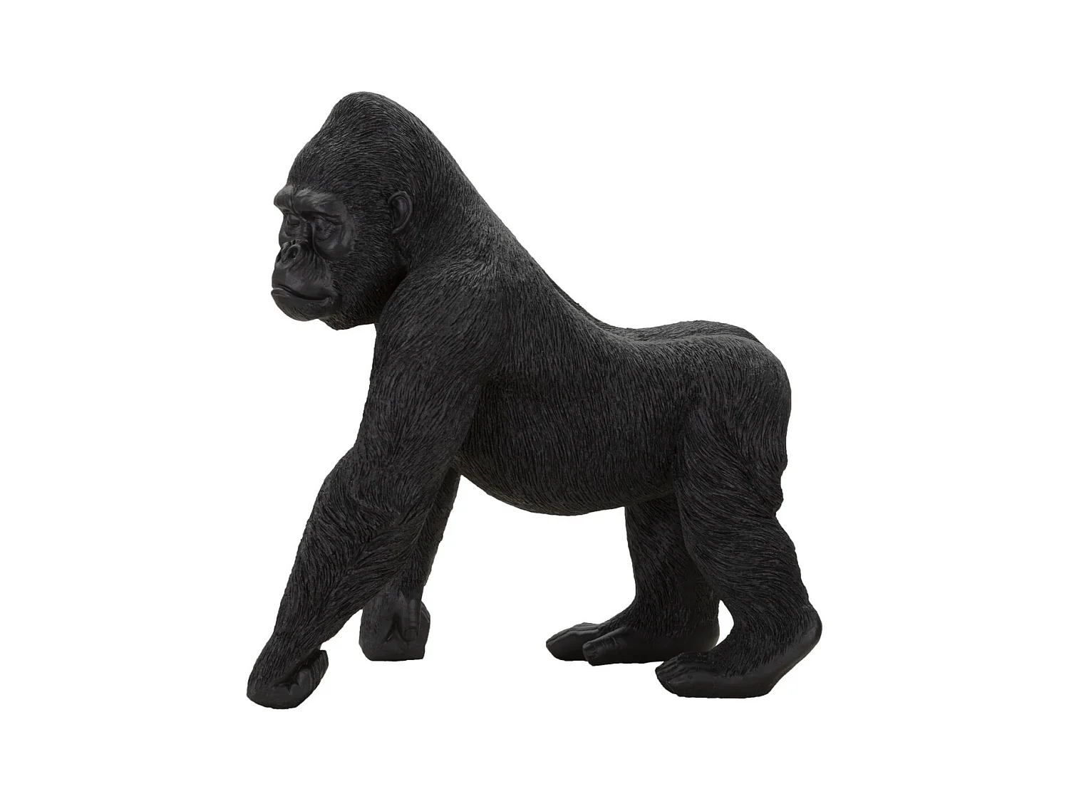 Scultura Gorilla 2, Nero, 35x21,5x37,5 cm, Epikasa