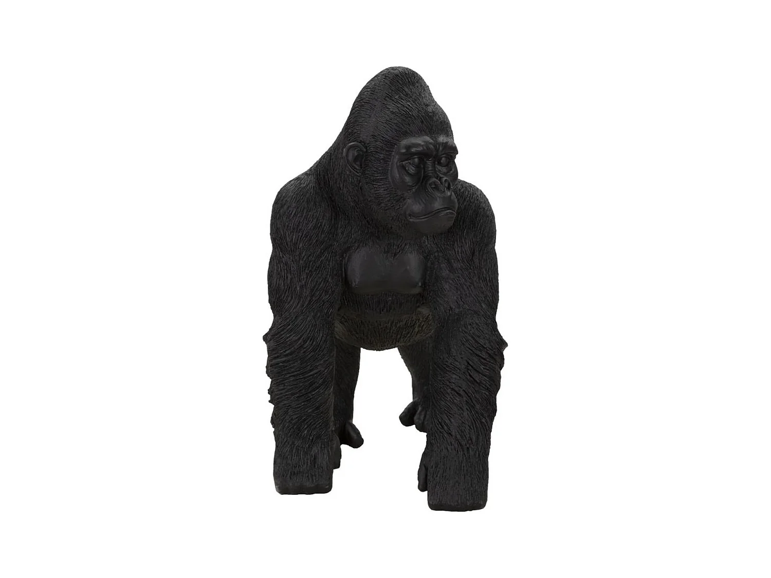 Scultura Gorilla 2, Nero, 35x21,5x37,5 cm, Epikasa