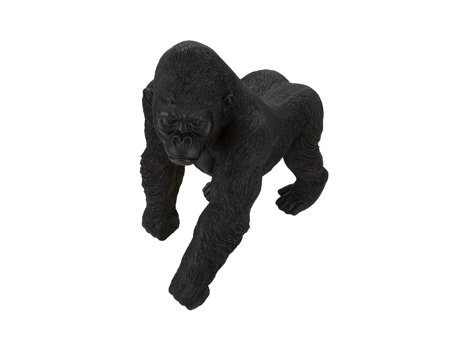Scultura Gorilla 2, Nero, 35x21,5x37,5 cm, Epikasa