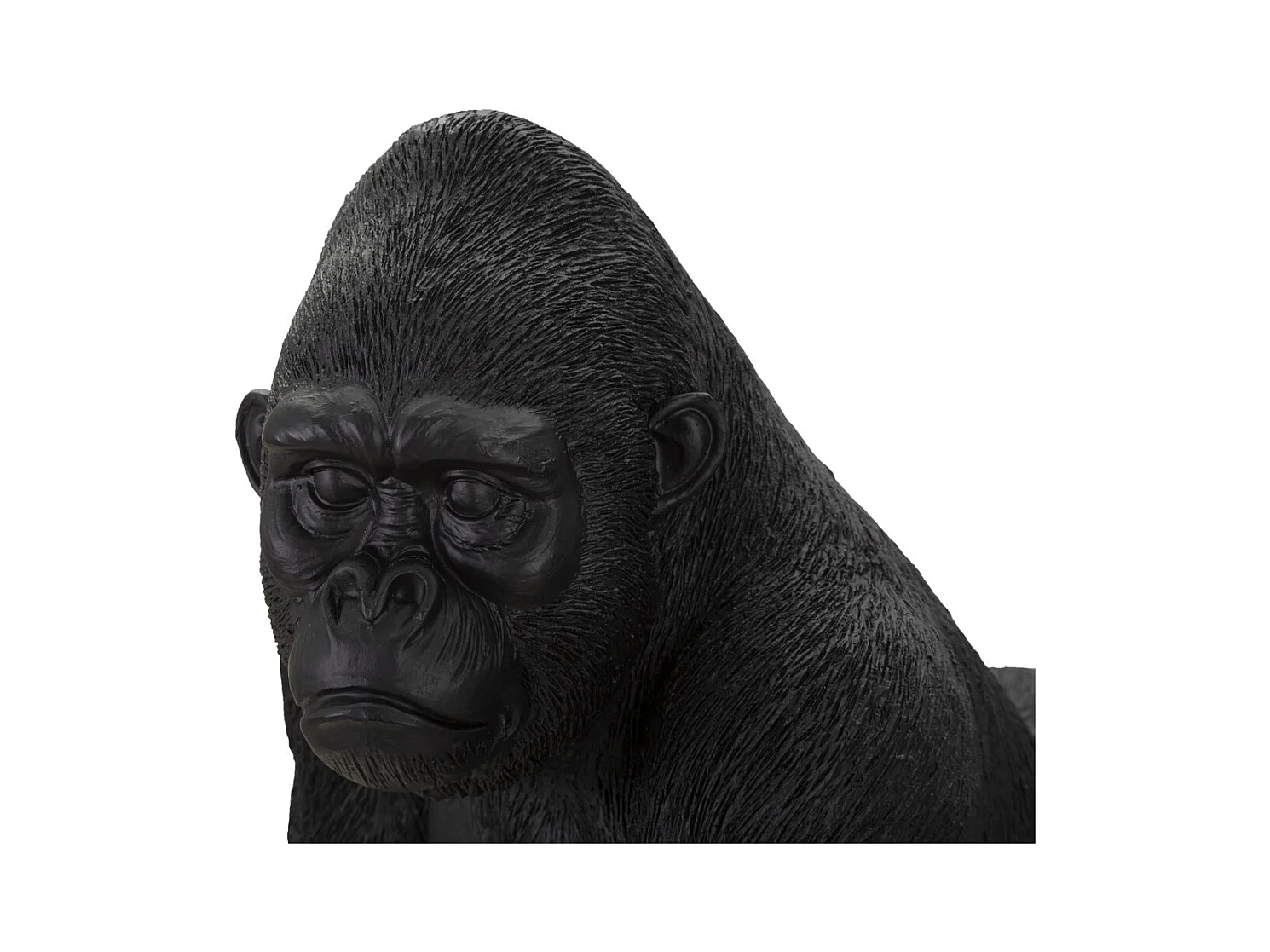 Scultura Gorilla 2, Nero, 35x21,5x37,5 cm, Epikasa
