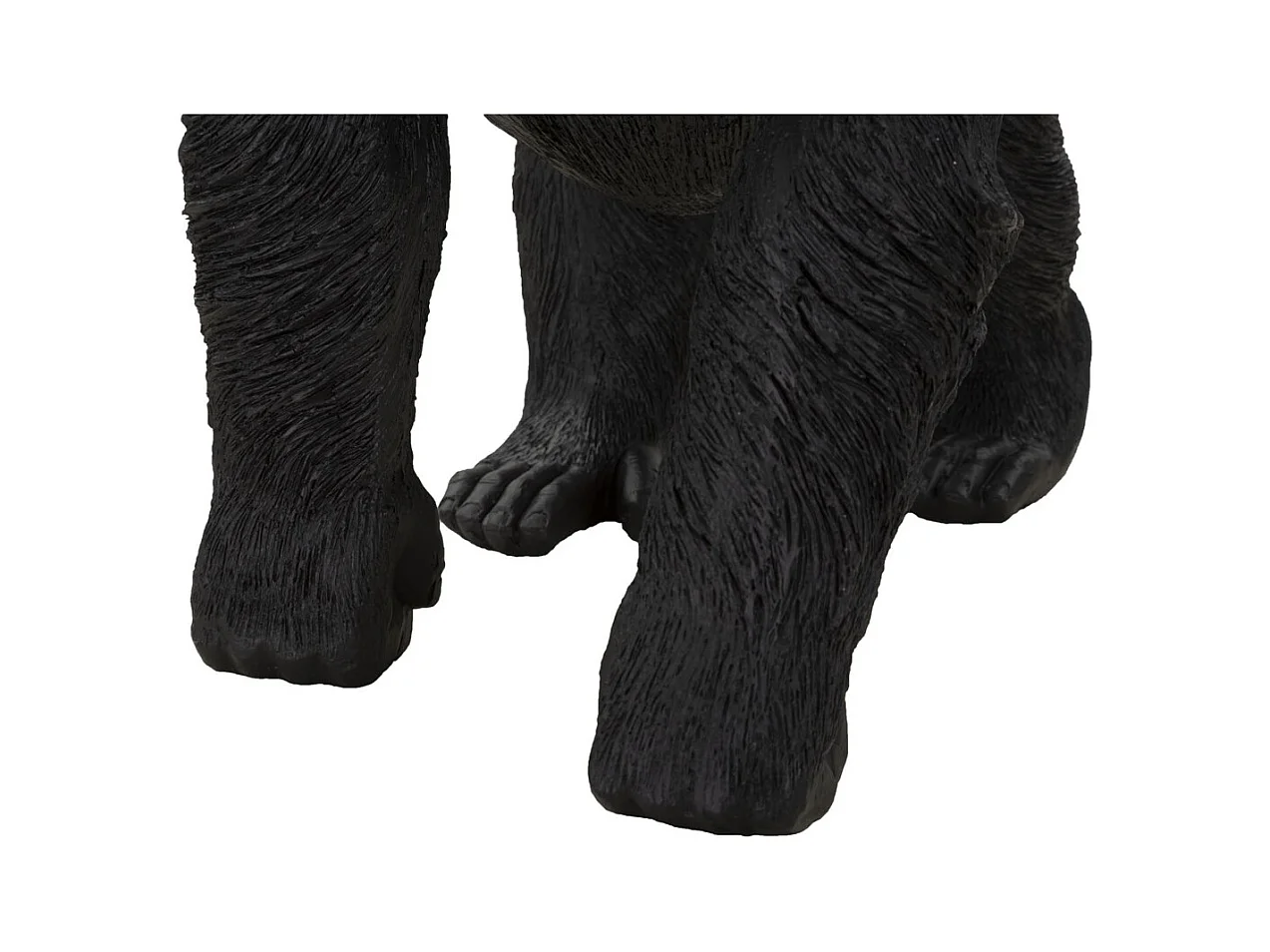 Scultura Gorilla 2, Nero, 35x21,5x37,5 cm, Epikasa