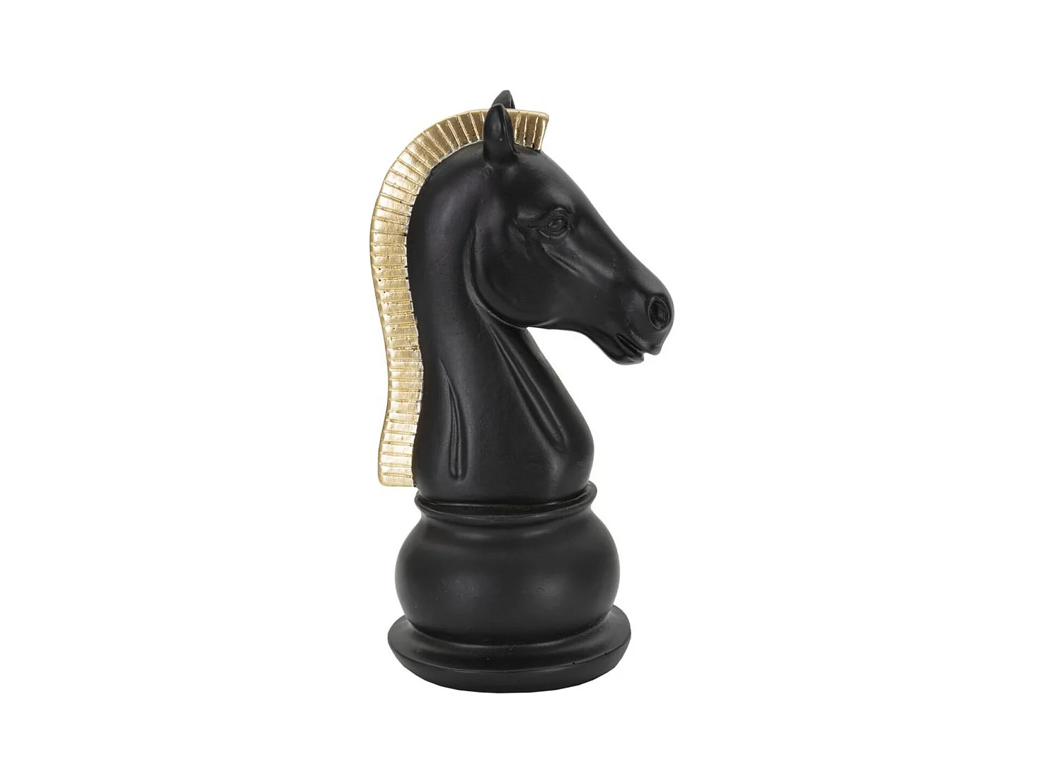 Rzeźba Szachy 15, Czarny, 10,5x8,5x19 cm, Epikasa