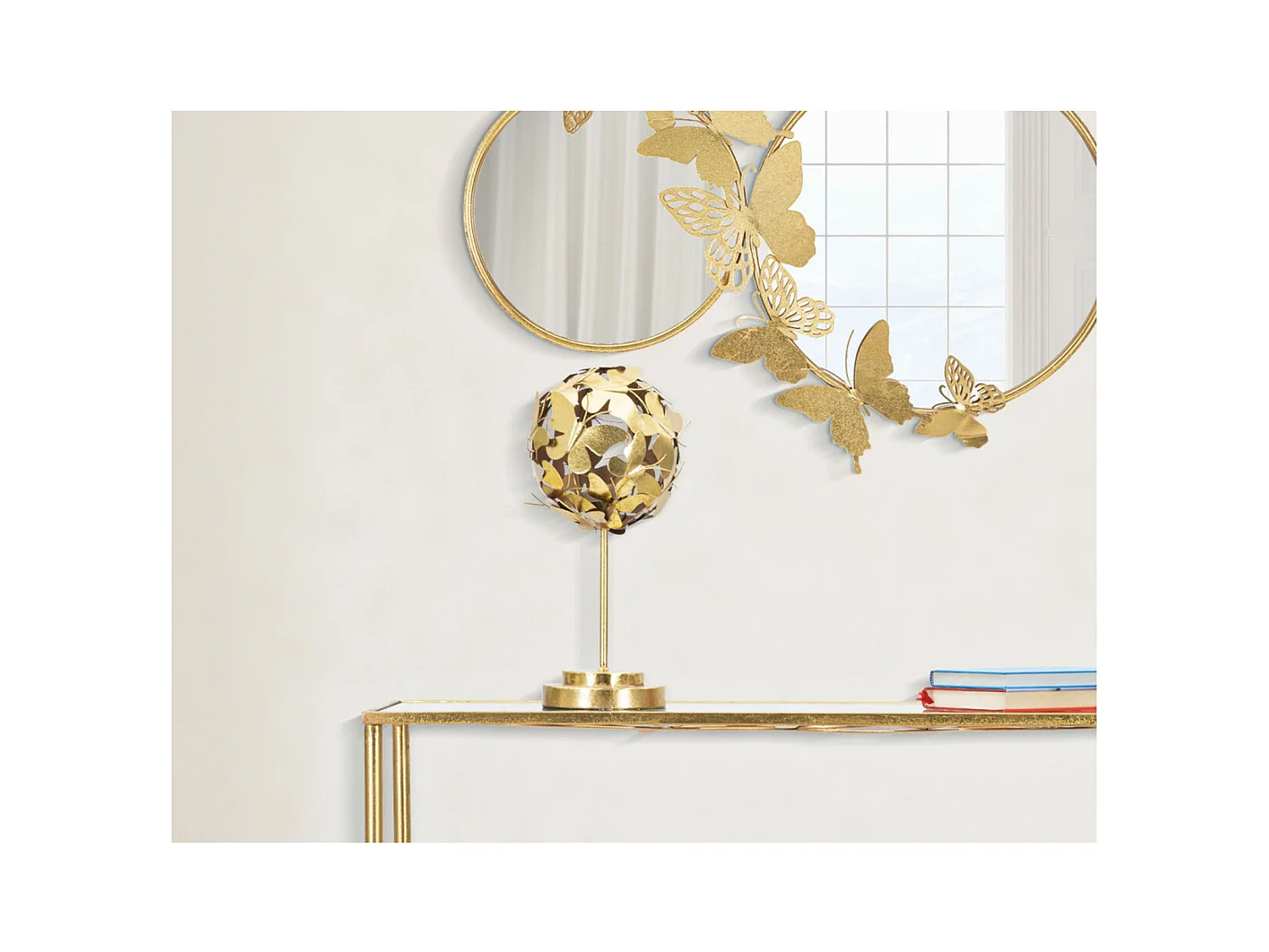 Escultura Flores 56, Ouro, 19,5x19,5x40,5 cm, Epikasa