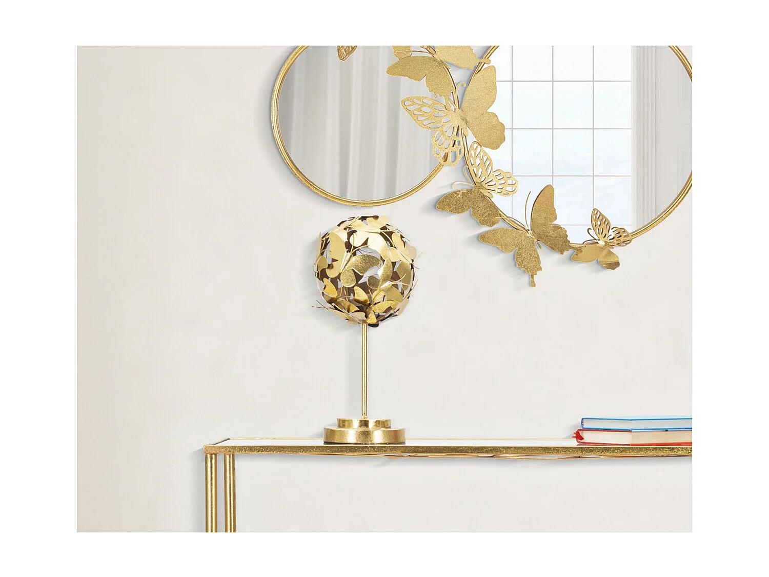 Sculpture Fleurs 56, Or, 19,5x19,5x40,5 cm, Seven Design