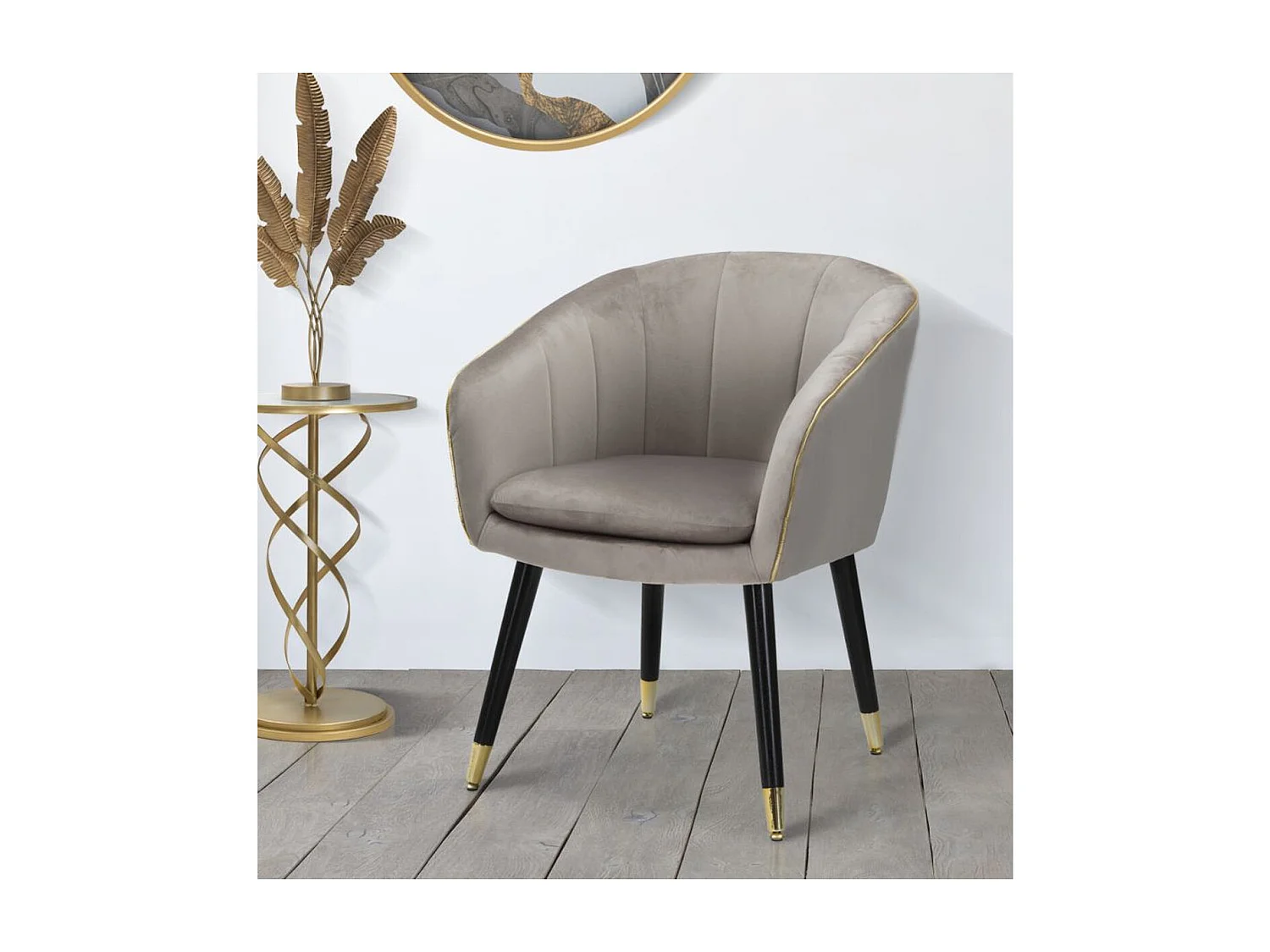 Fotel MF316, Szary, 62x58x78 cm, Seven Design