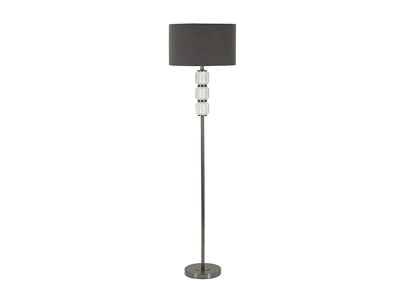 Lampa Podłogowa MF216, Szary, 42,5x42,5x163 cm, Epikasa