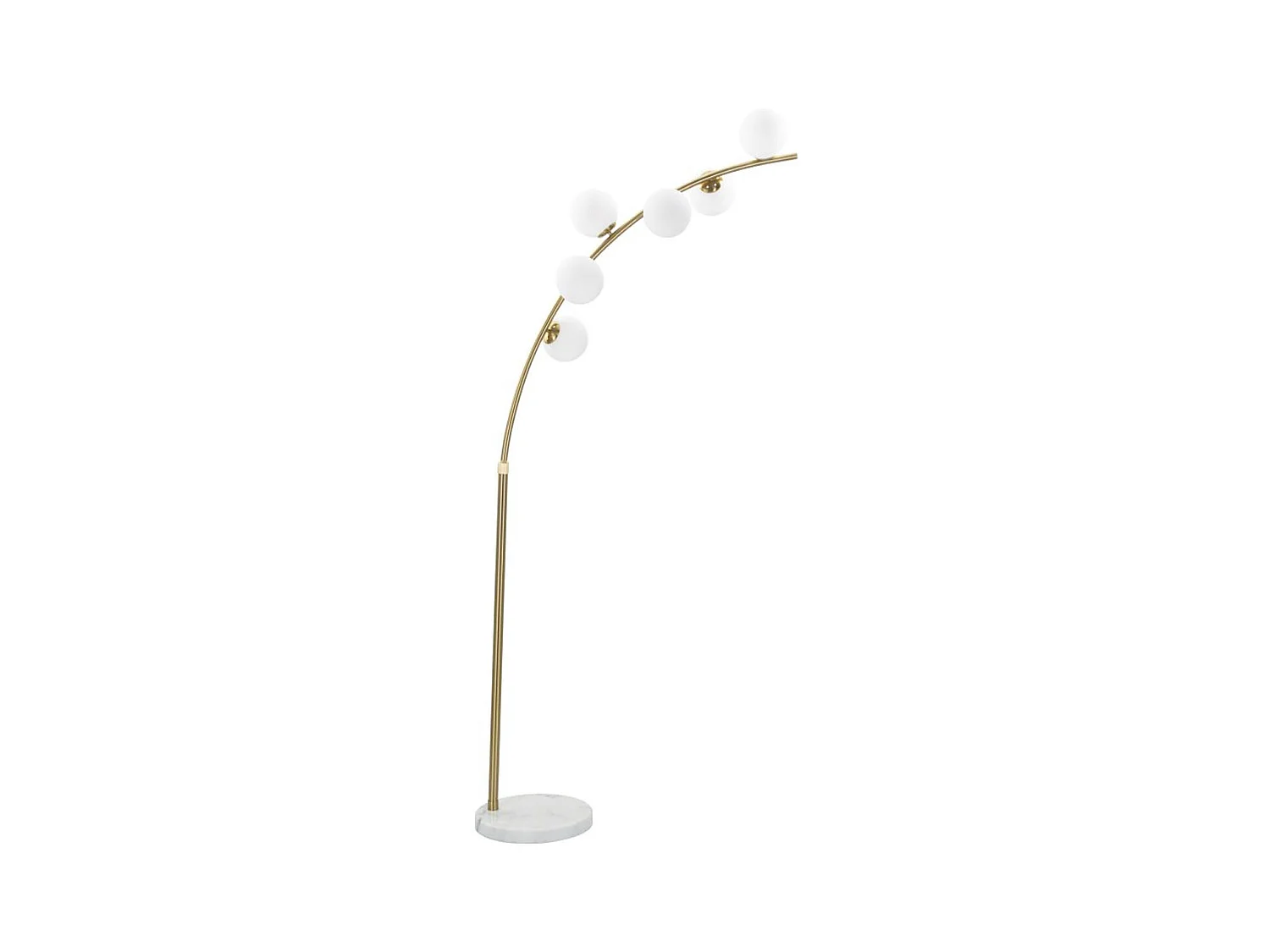 Lampada da Terra MF208, Oro, 130x45x220 cm, Epikasa