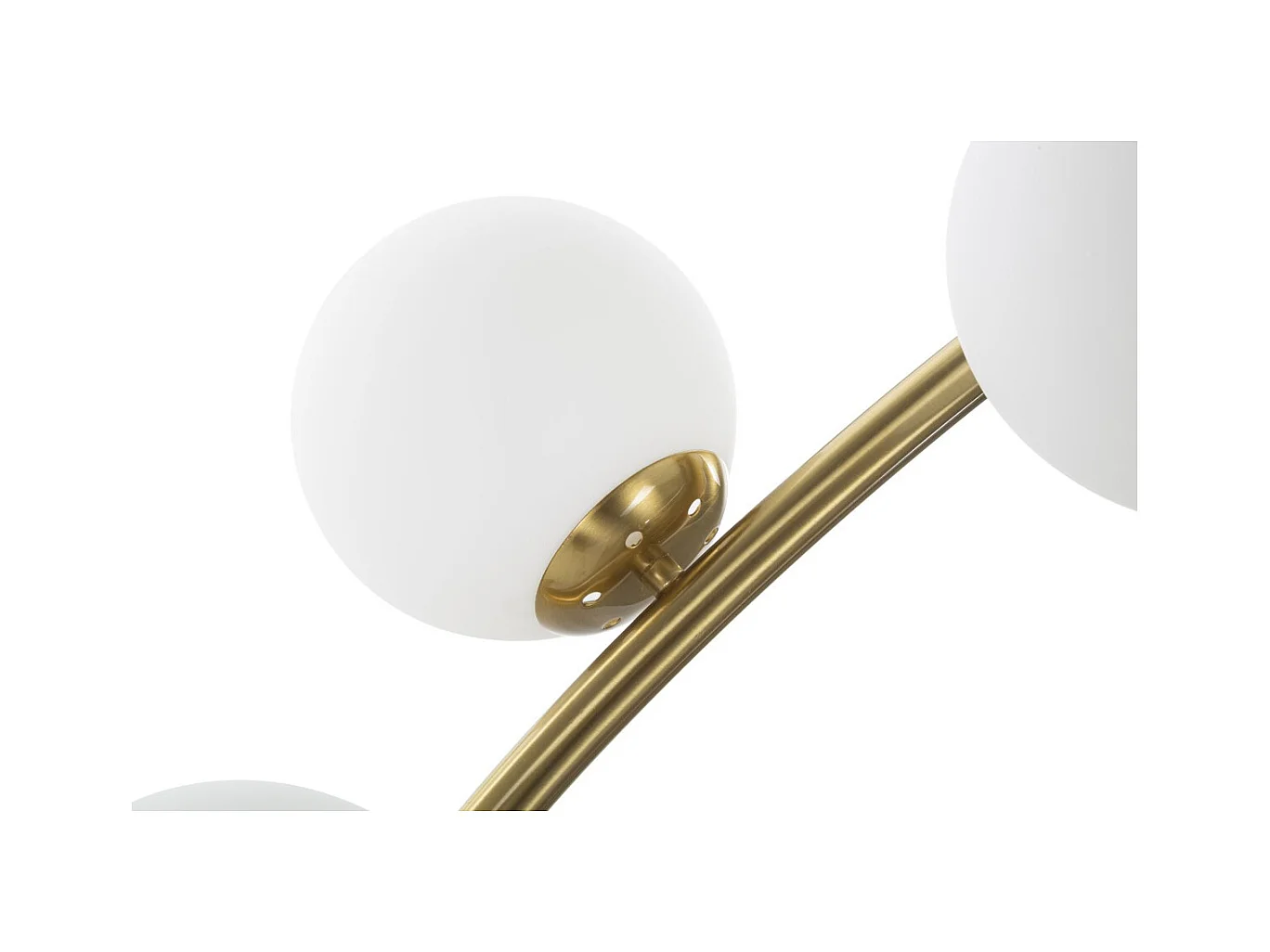 Lampada da Terra MF208, Oro, 130x45x220 cm, Epikasa