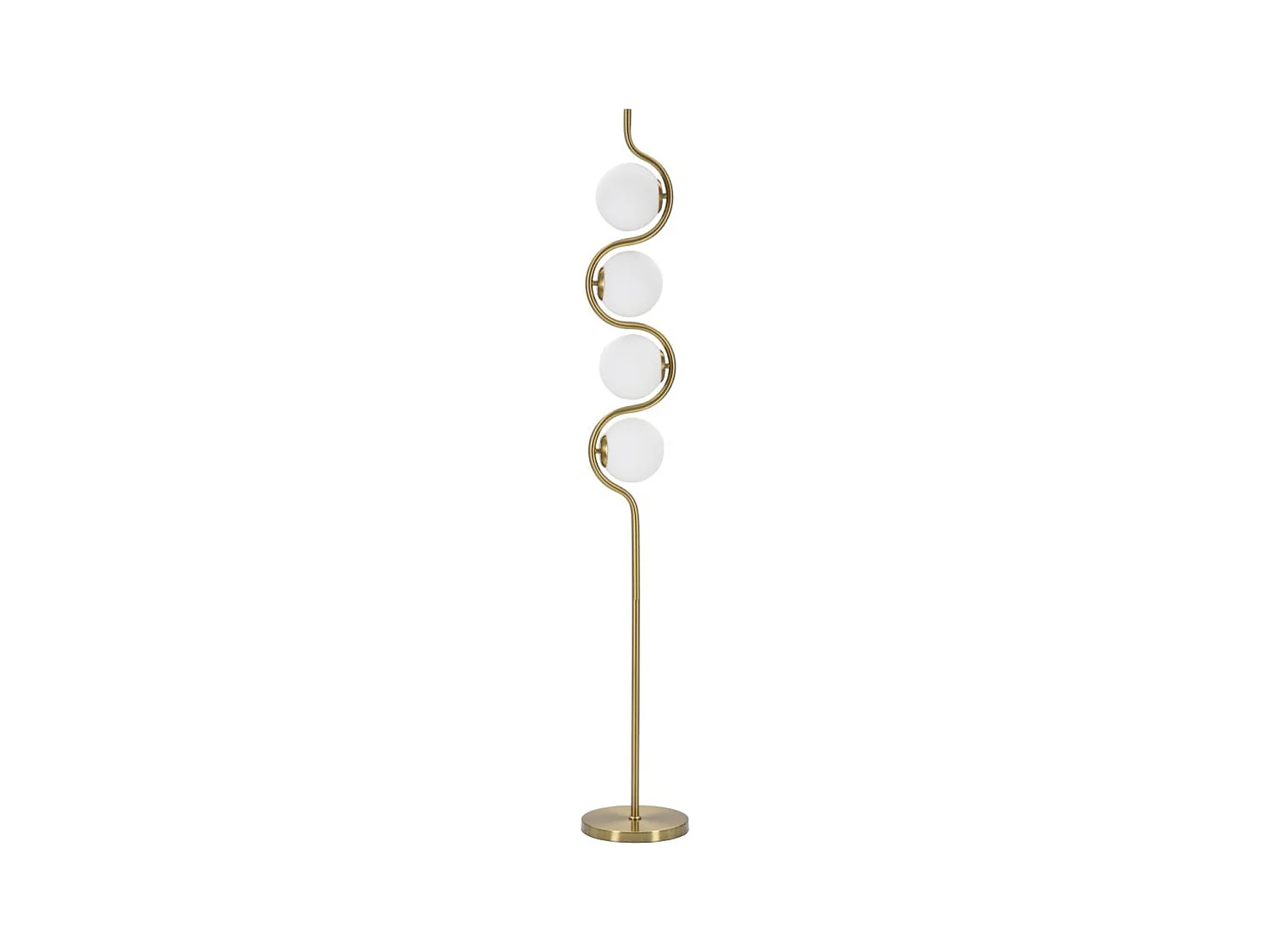 Lampadaire MF203, Or, 25x25x165 cm, Epikasa