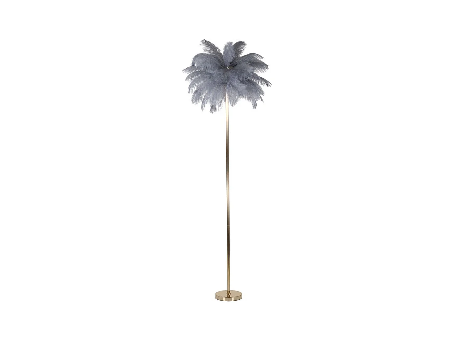 Lampadaire Plumes 8, Gris, 55x55x160 cm, Epikasa