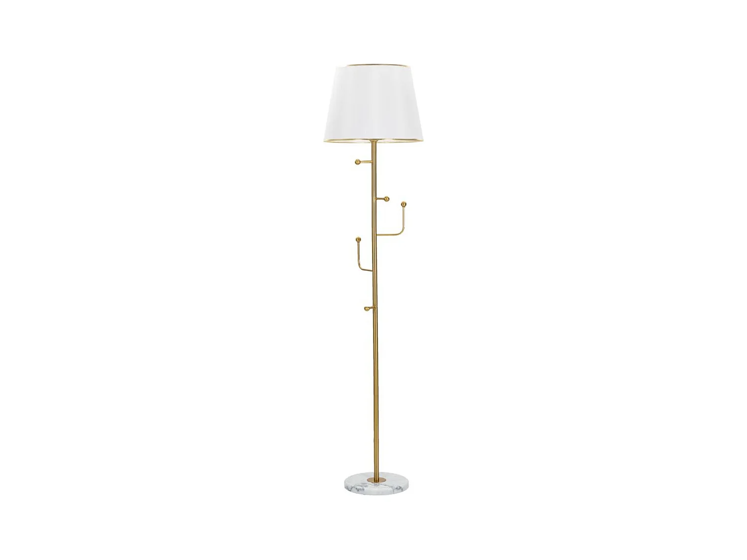 Lampadaire MF191, Or, 41x41x173 cm, Epikasa