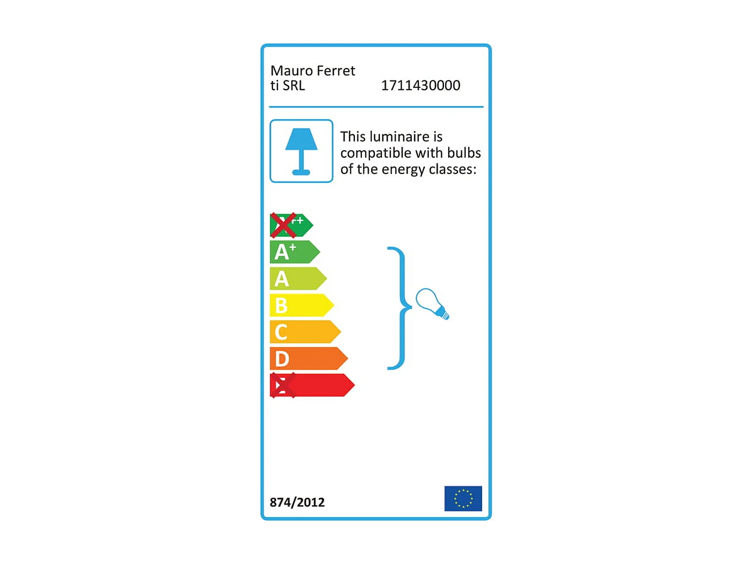 Staande Lamp MF201, Goud, 36x36x190 cm, Seven Design