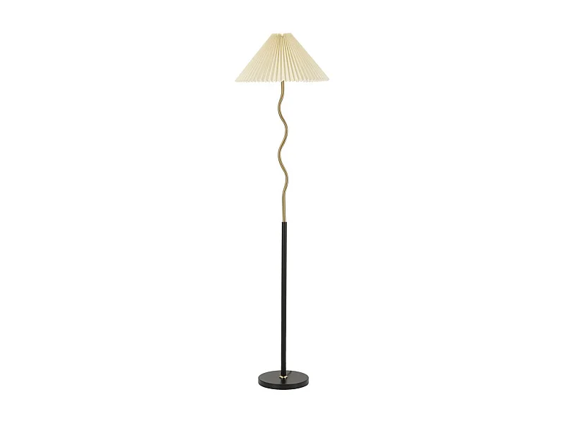 Lampa Podłogowa MF184, Złoto, 46x46x172 cm, Seven Design