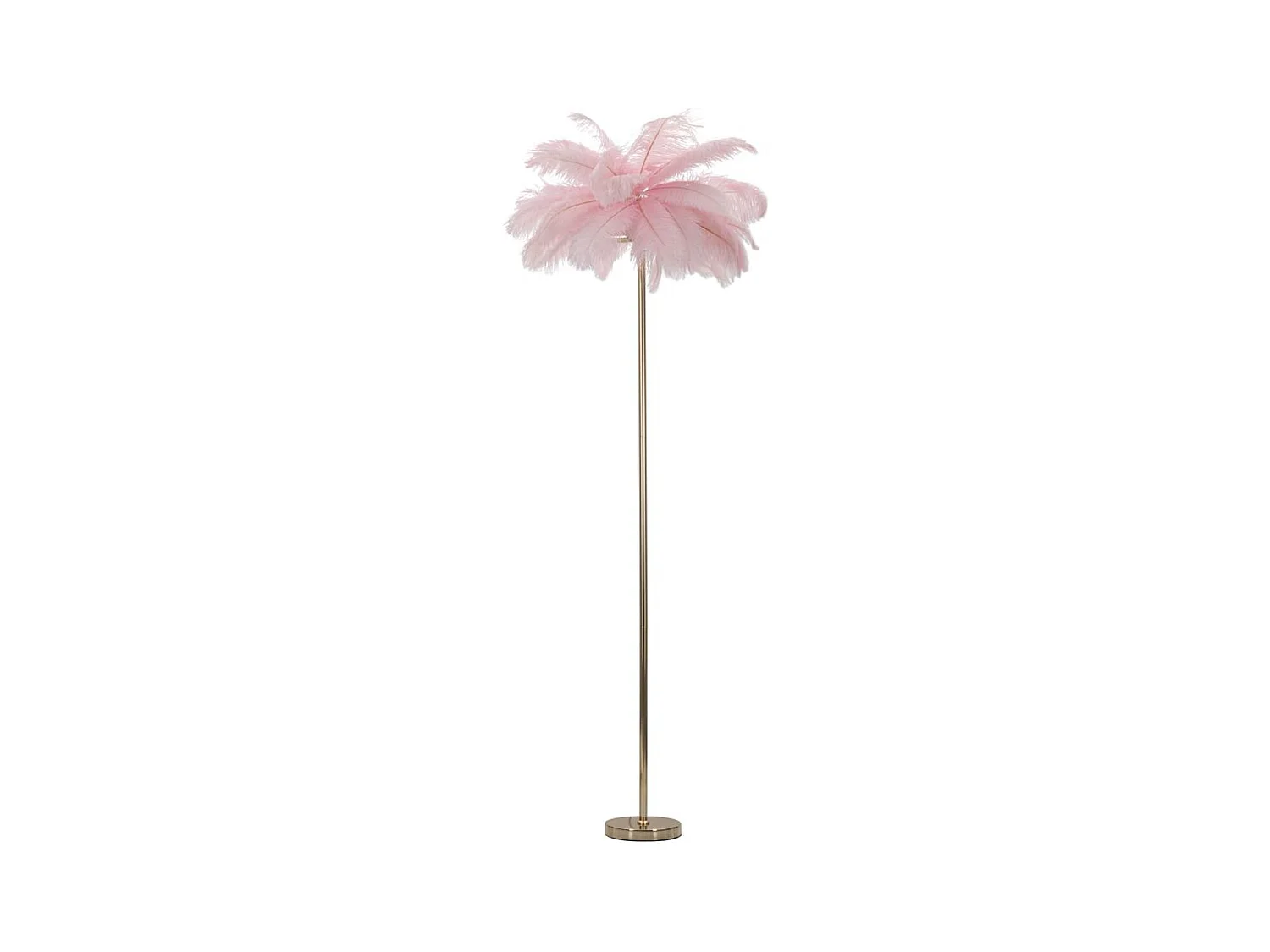 Lampadaire Plumes 10, Rose, 55x55x160 cm, Epikasa