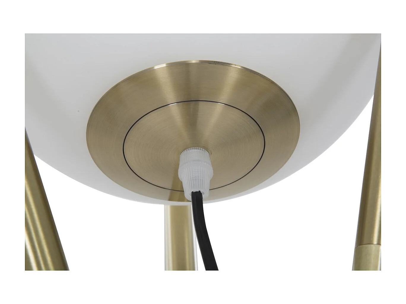 Lampa Podłogowa MF200, Złoto, 55x55x155 cm, Seven Design