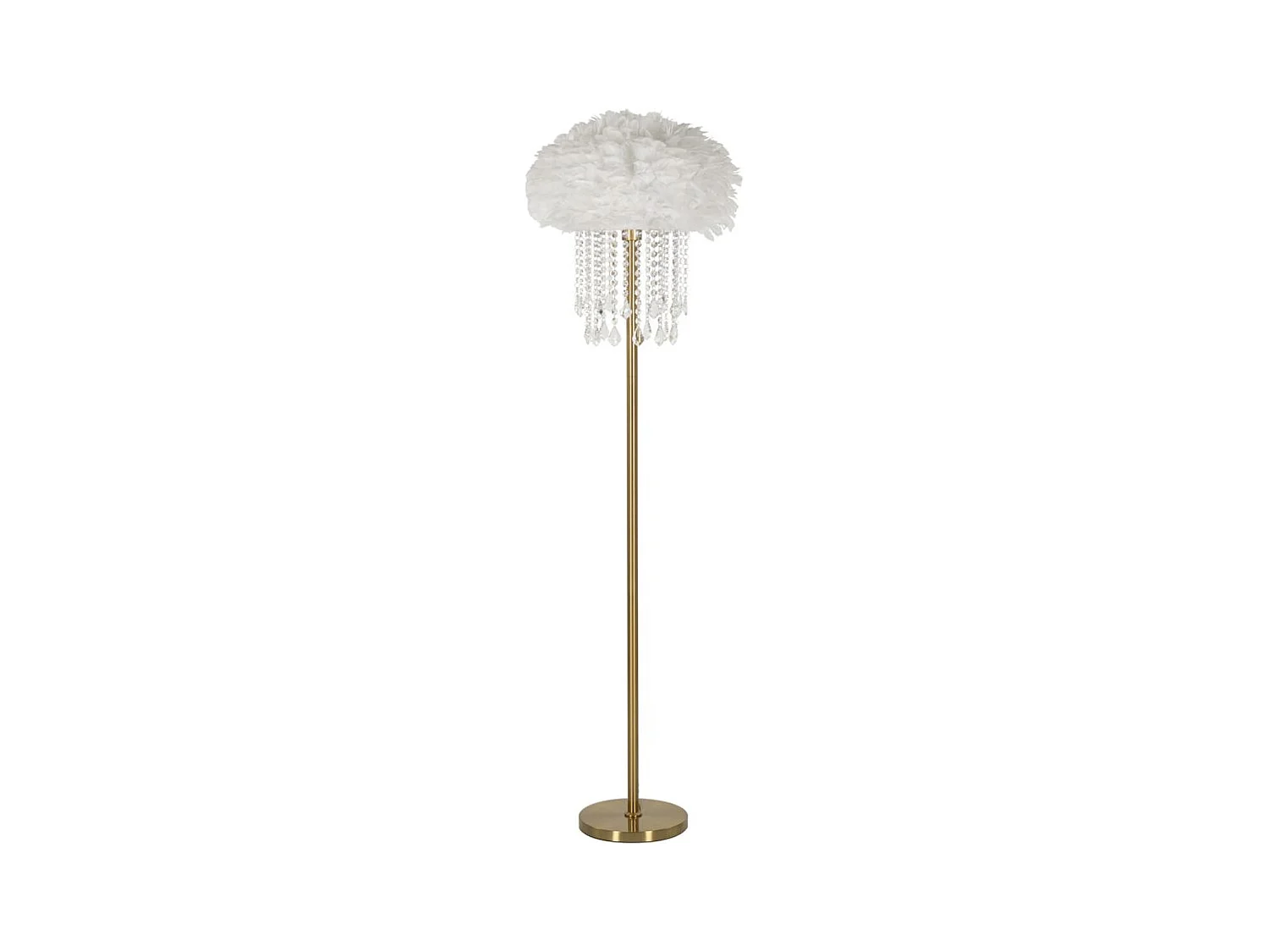 Lampadaire MF183, Blanc, 40x40x165 cm, Epikasa