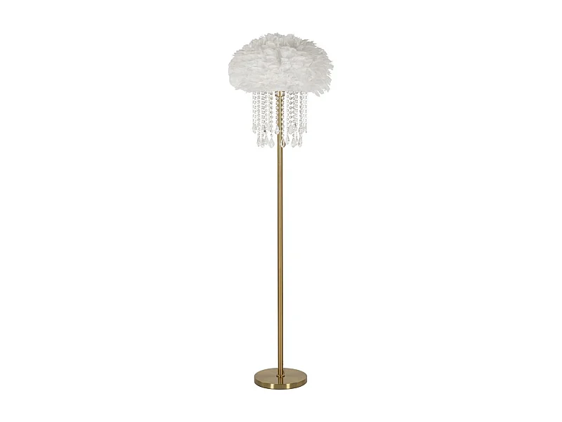 Lampa Podłogowa MF183, Biały, 40x40x165 cm, Seven Design