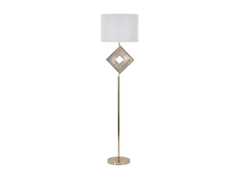 Lampadaire MF196, Blanc, 40x40x161 cm, Epikasa