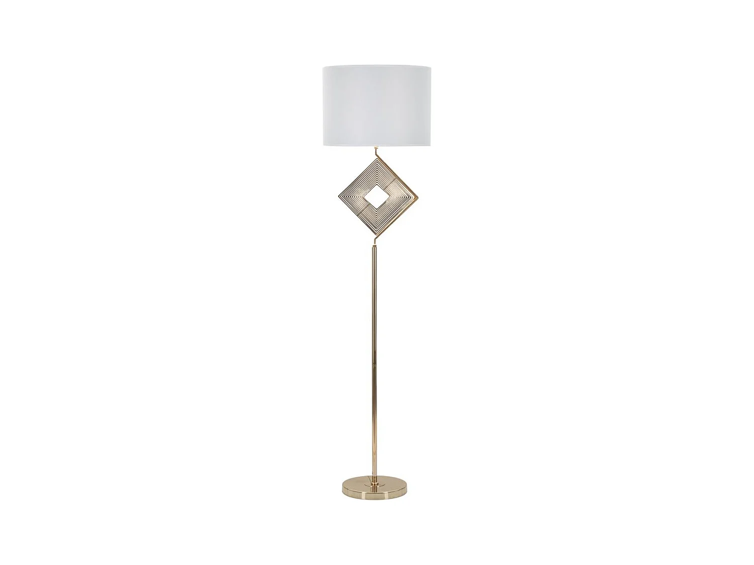 Lampadaire MF196, Blanc, 40x40x161 cm, Epikasa