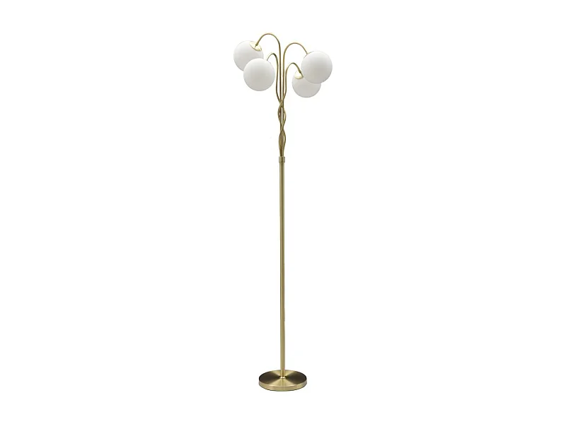 Lampa Podłogowa MF204, Złoto, 54x54x176 cm, Epikasa