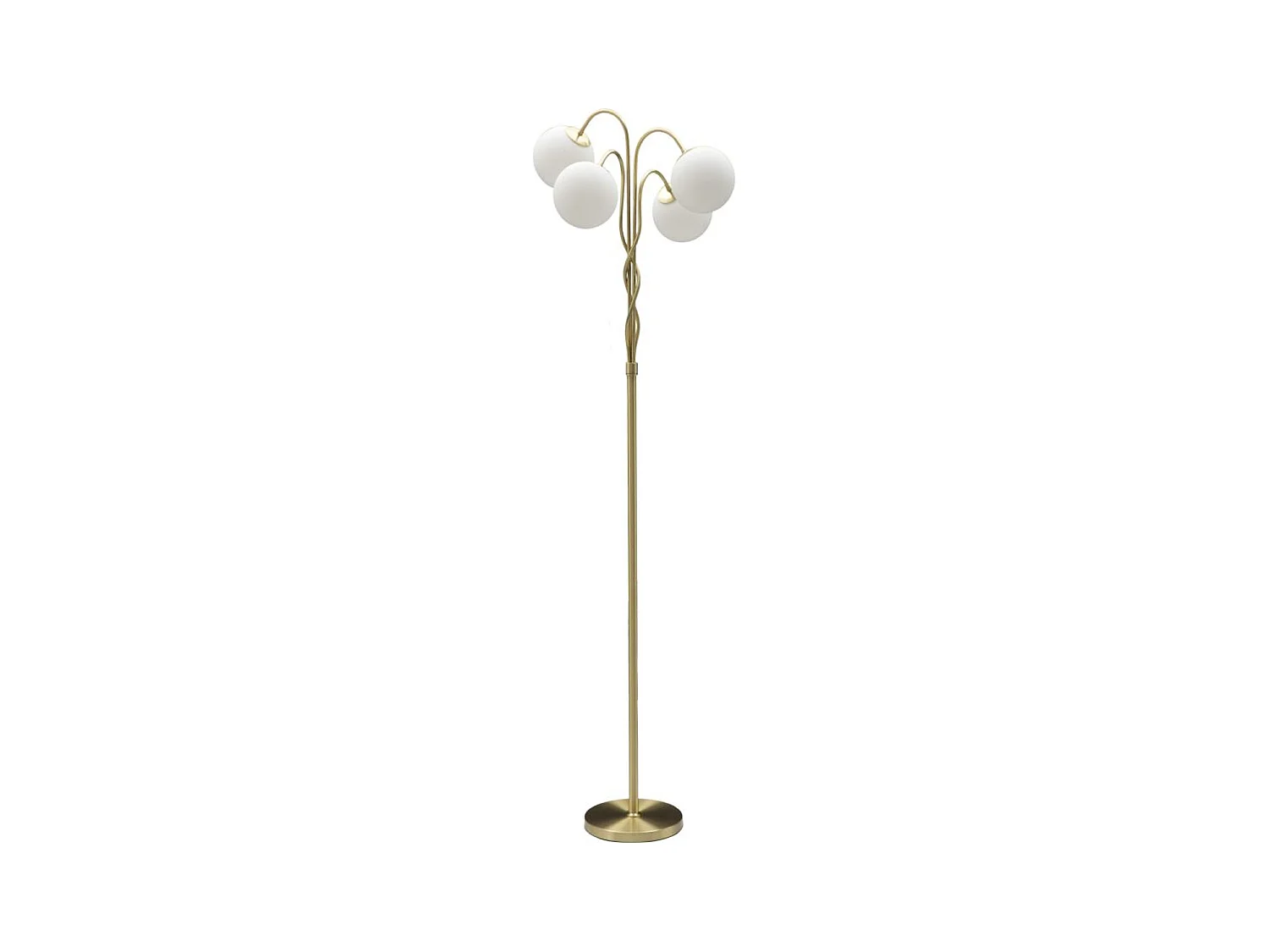 Lampada da Terra MF204, Oro, 54x54x176 cm, Epikasa