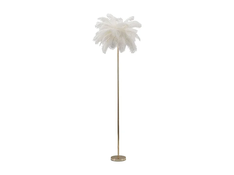 Lampada da Terra Piume 9, Bianco, 55x55x160 cm, Epikasa