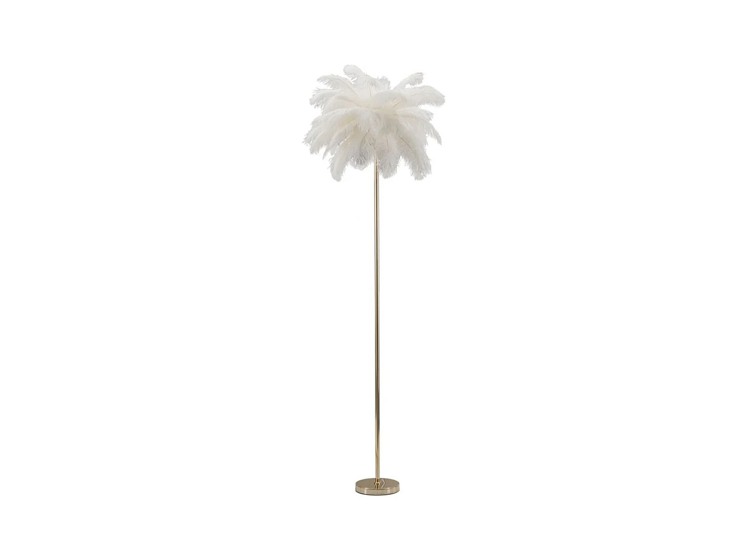 Lampadaire Plumes 9, Blanc, 55x55x160 cm, Epikasa