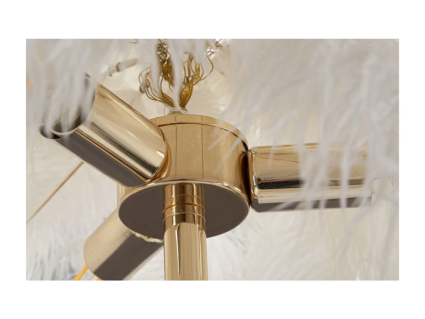 Lampa Podłogowa Pióra 9, Biały, 55x55x160 cm, Seven Design