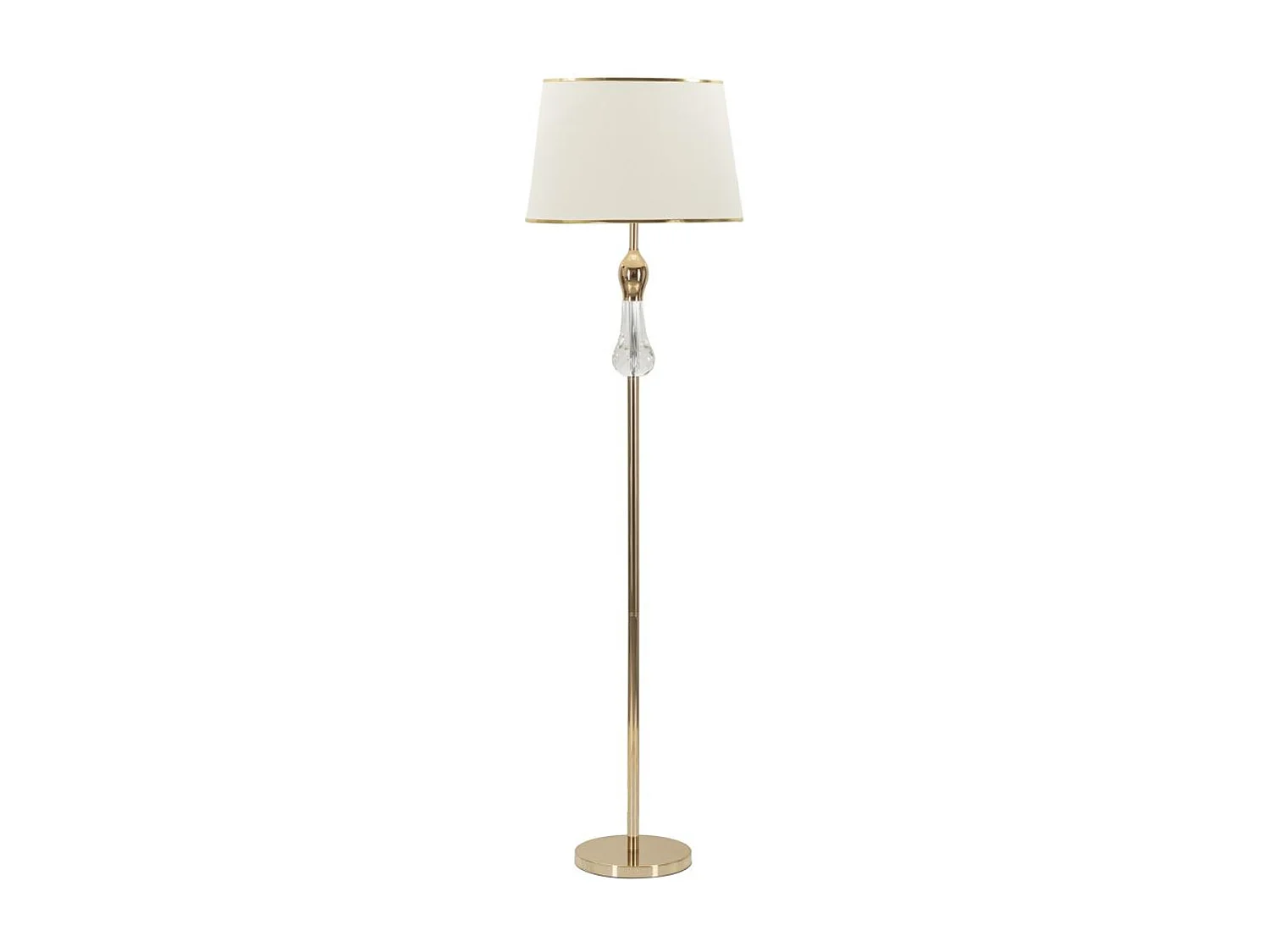 Lampa Podłogowa MF209, Złoto, 45x45x165 cm, Seven Design