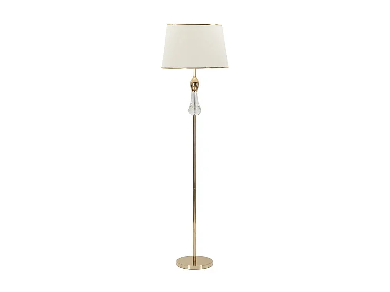 Lampa Podłogowa MF209, Złoto, 45x45x165 cm, Seven Design