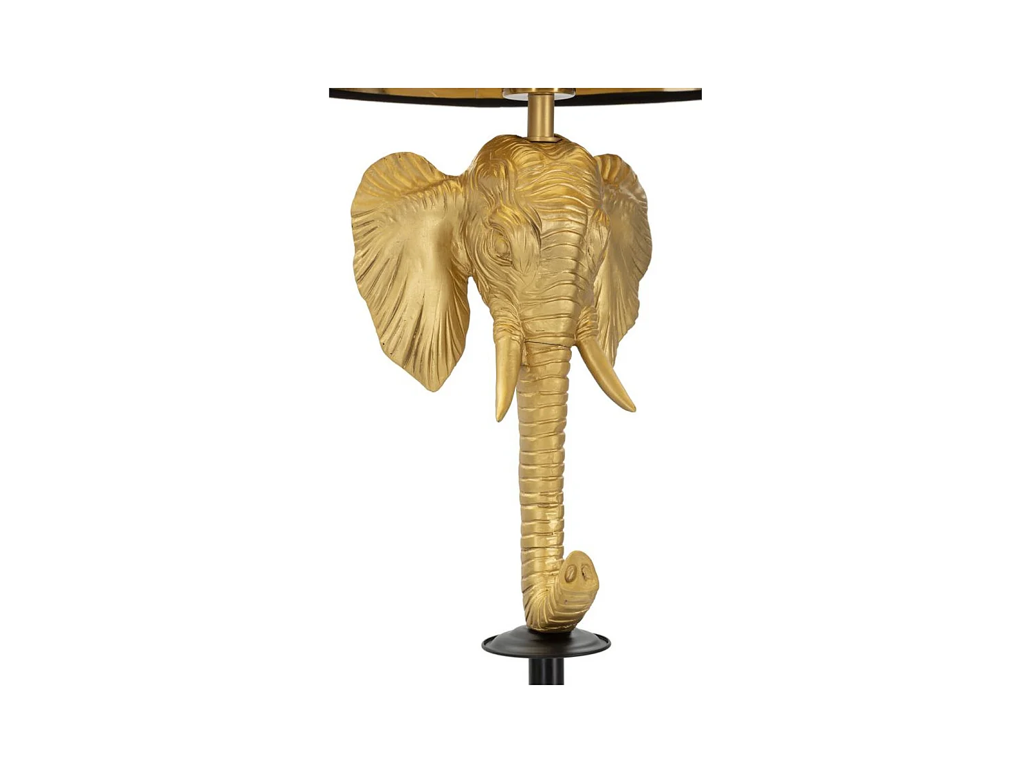 Staande Lamp Olifant 1, Zwart, 37x37x164 cm, Epikasa
