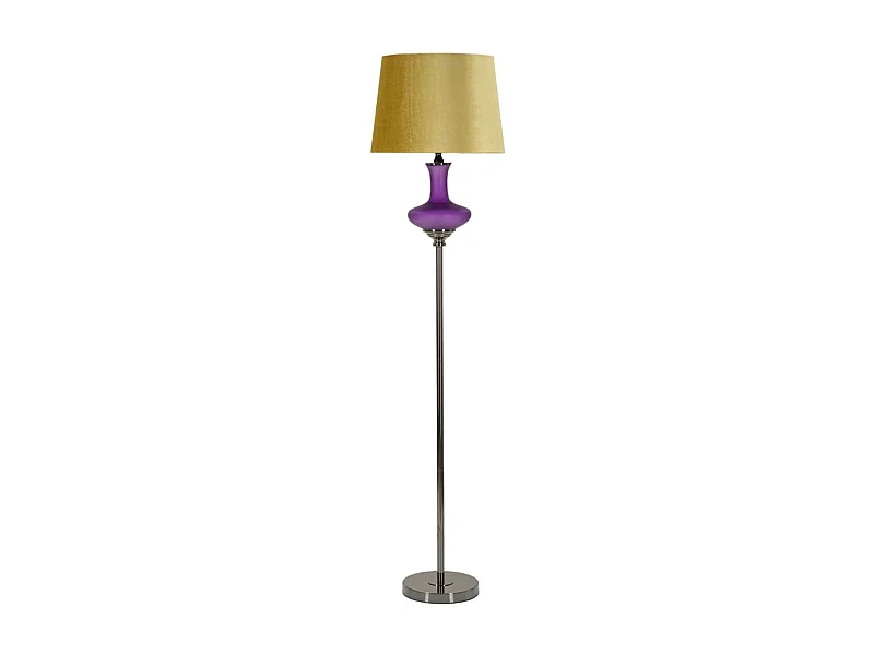 Lampa Podłogowa MF217, Złoto, 40x40x167 cm, Seven Design