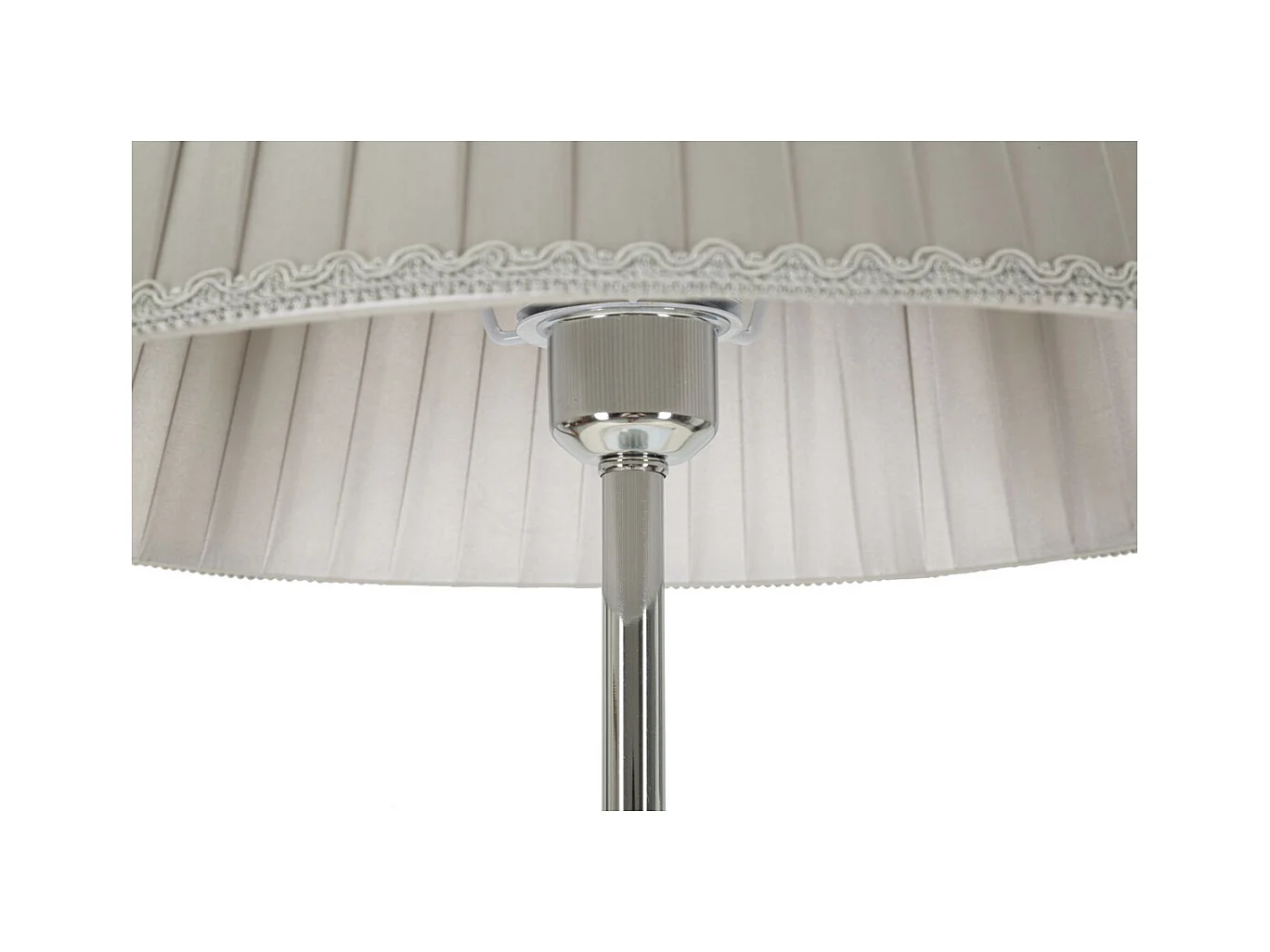 Lampada da Terra MF213, Argento, 40x40x164 cm, Epikasa