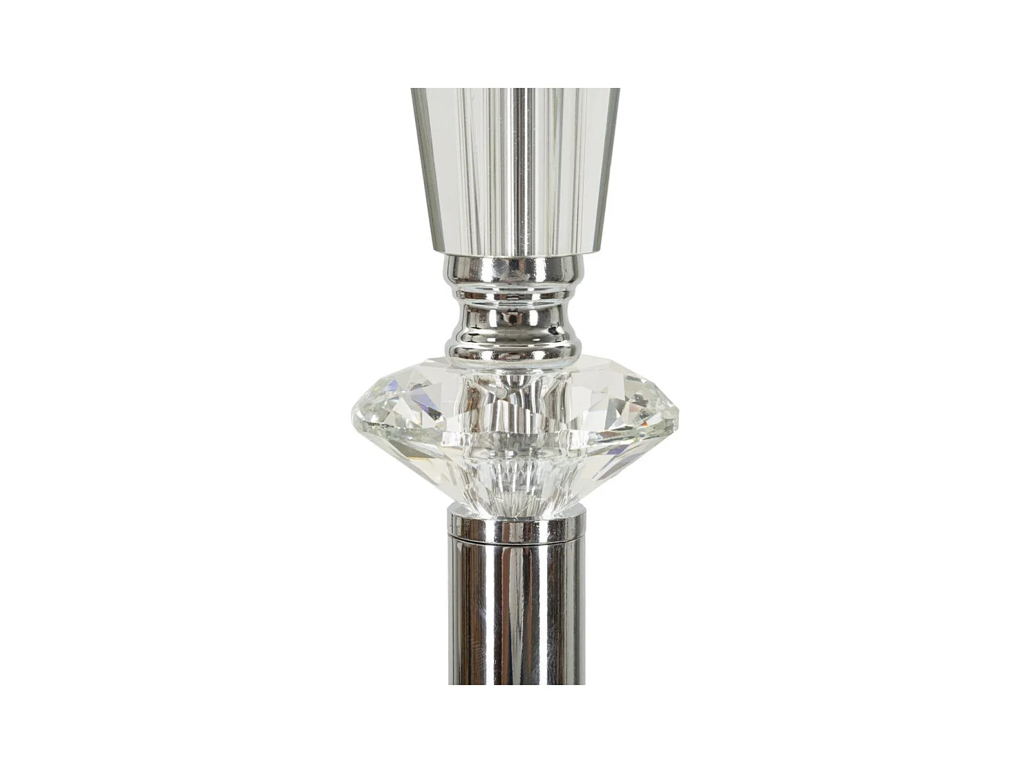 Lampada da Terra MF213, Argento, 40x40x164 cm, Epikasa