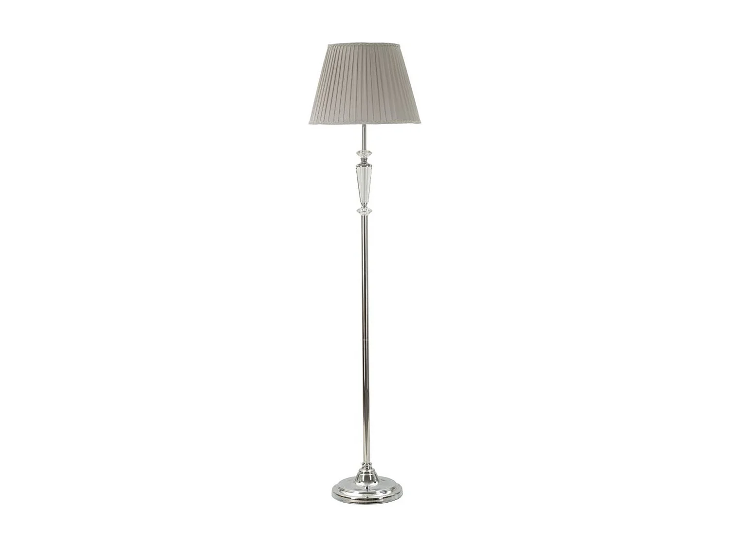 Lampada da Terra MF213, Argento, 40x40x164 cm, Seven Design