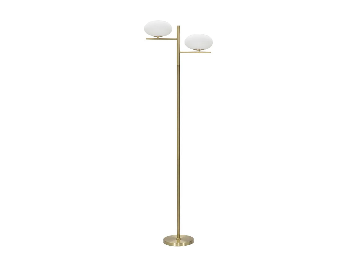 Lampa Podłogowa MF202, Złoto, 51x24x180 cm, Seven Design