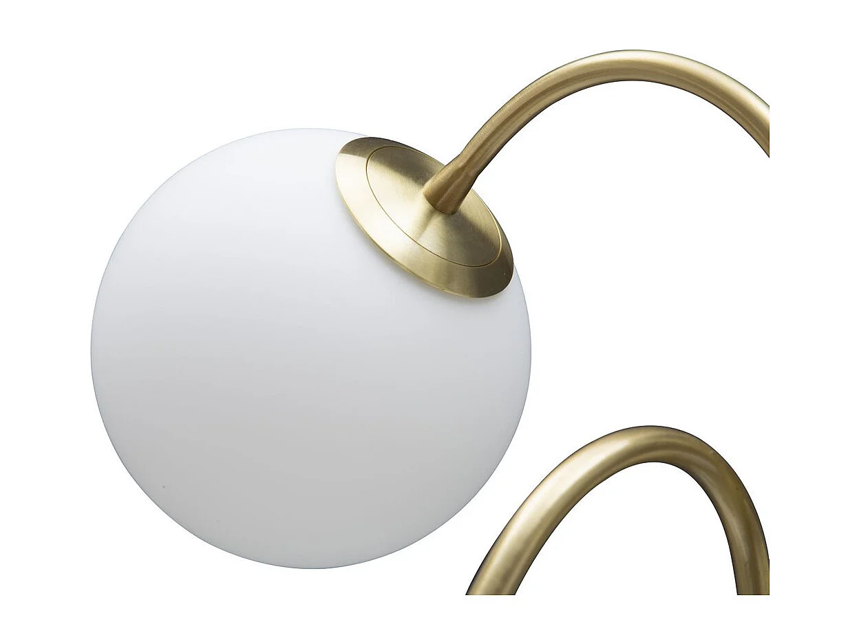 Lampa Podłogowa MF207, Złoto, 53x53x74 cm, Seven Design