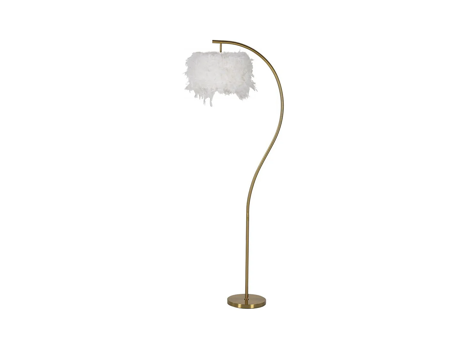 Lampadaire MF187, Blanc, 60x33x170 cm, Epikasa