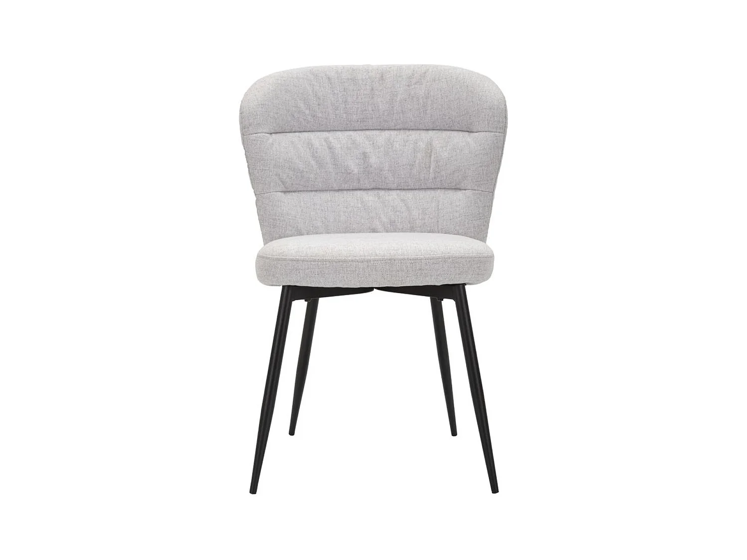 Set di 2 Sedie MF378, Grigio, 58x60,5x85 cm, Epikasa