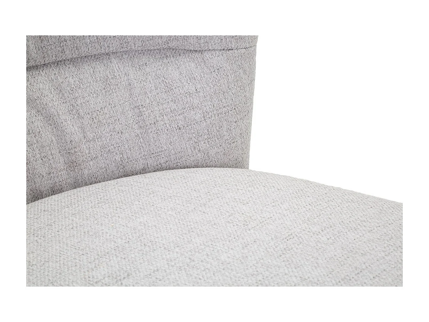 Lot de 2 Chaises MF378, Gris, 58x60,5x85 cm, Epikasa