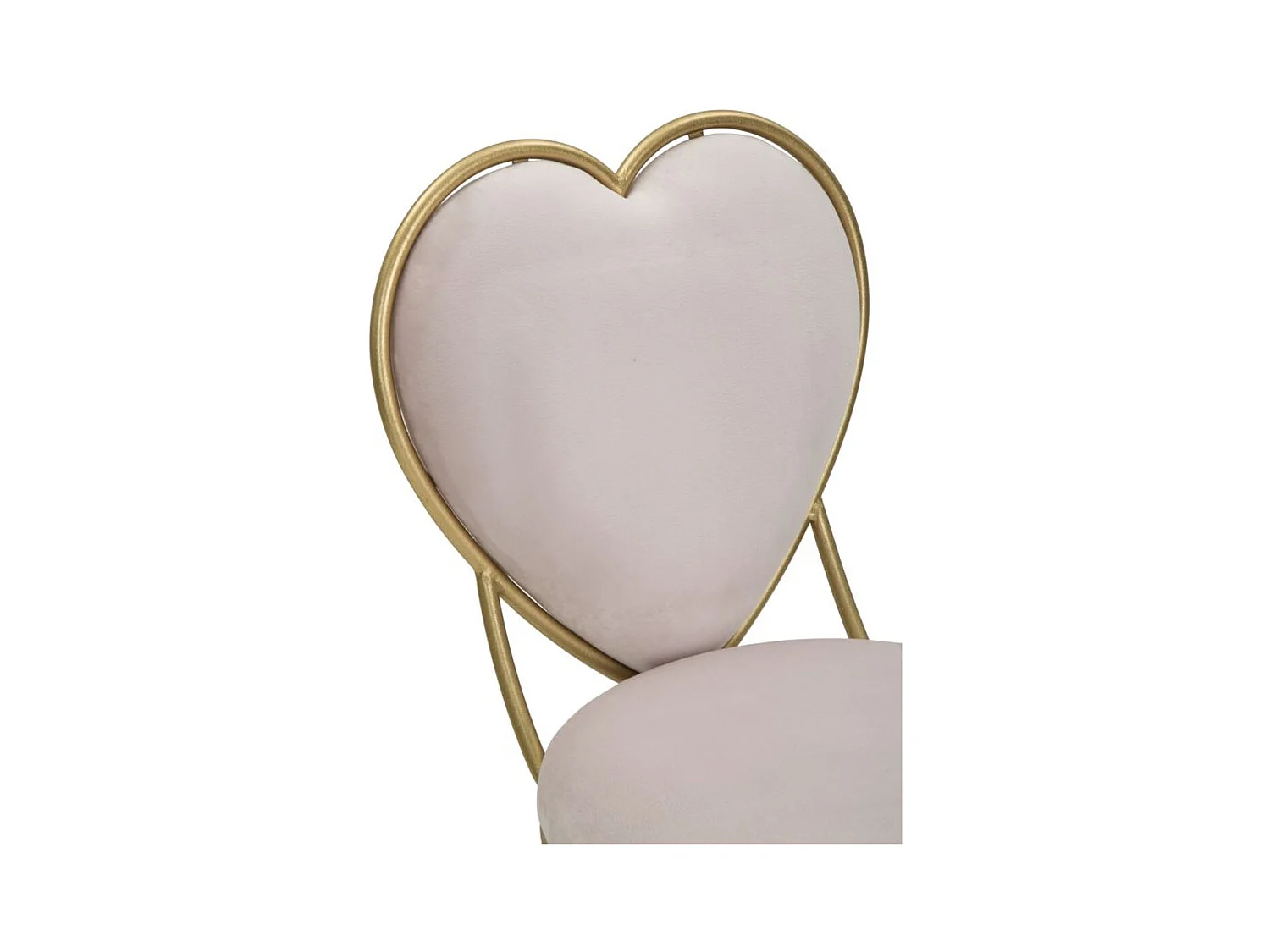 Chaise Cœur 14, Rose, 37x47x80 cm, Seven Design