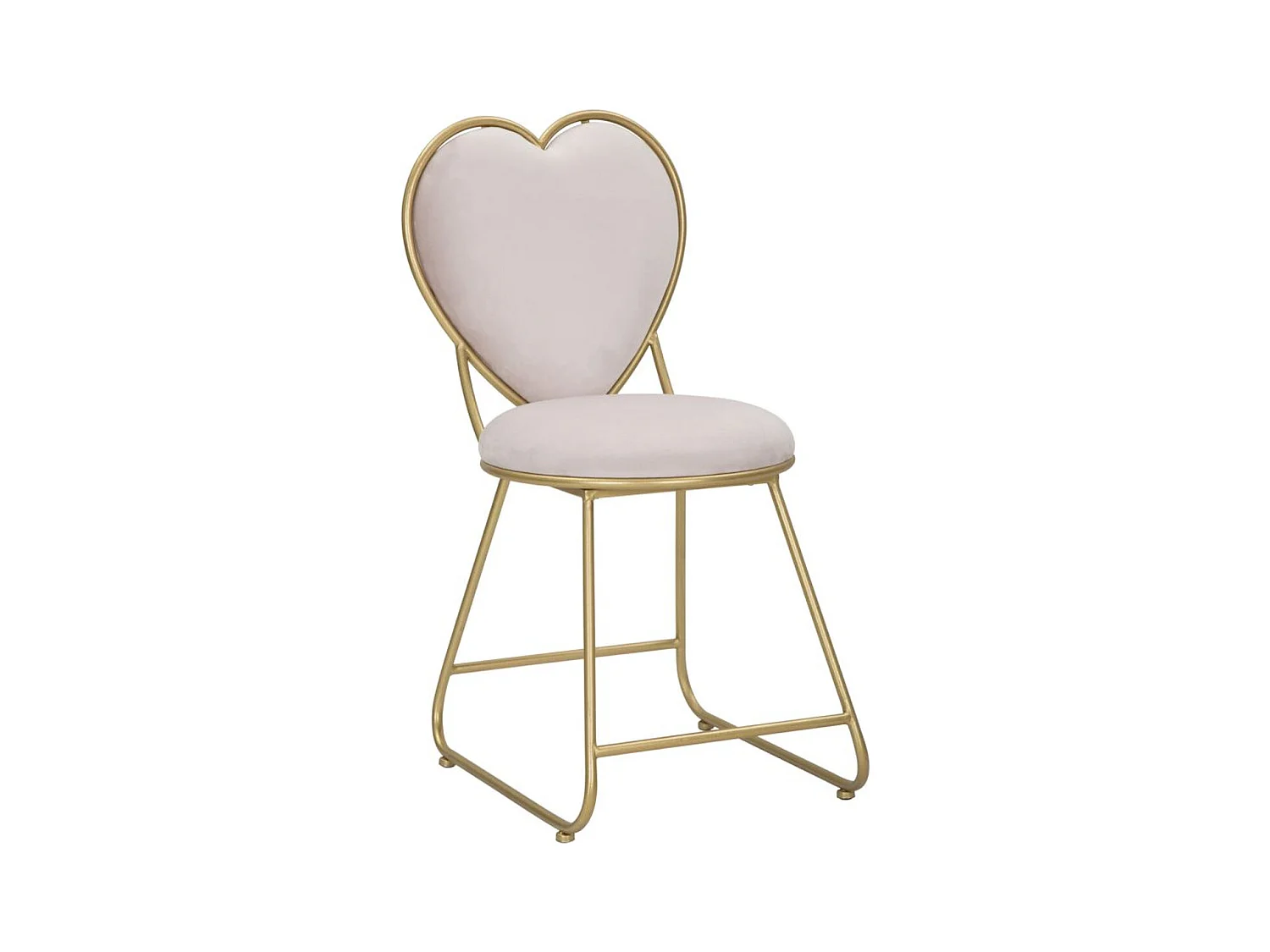 Stoel Hart 14, Roze, 37x47x80 cm, Epikasa