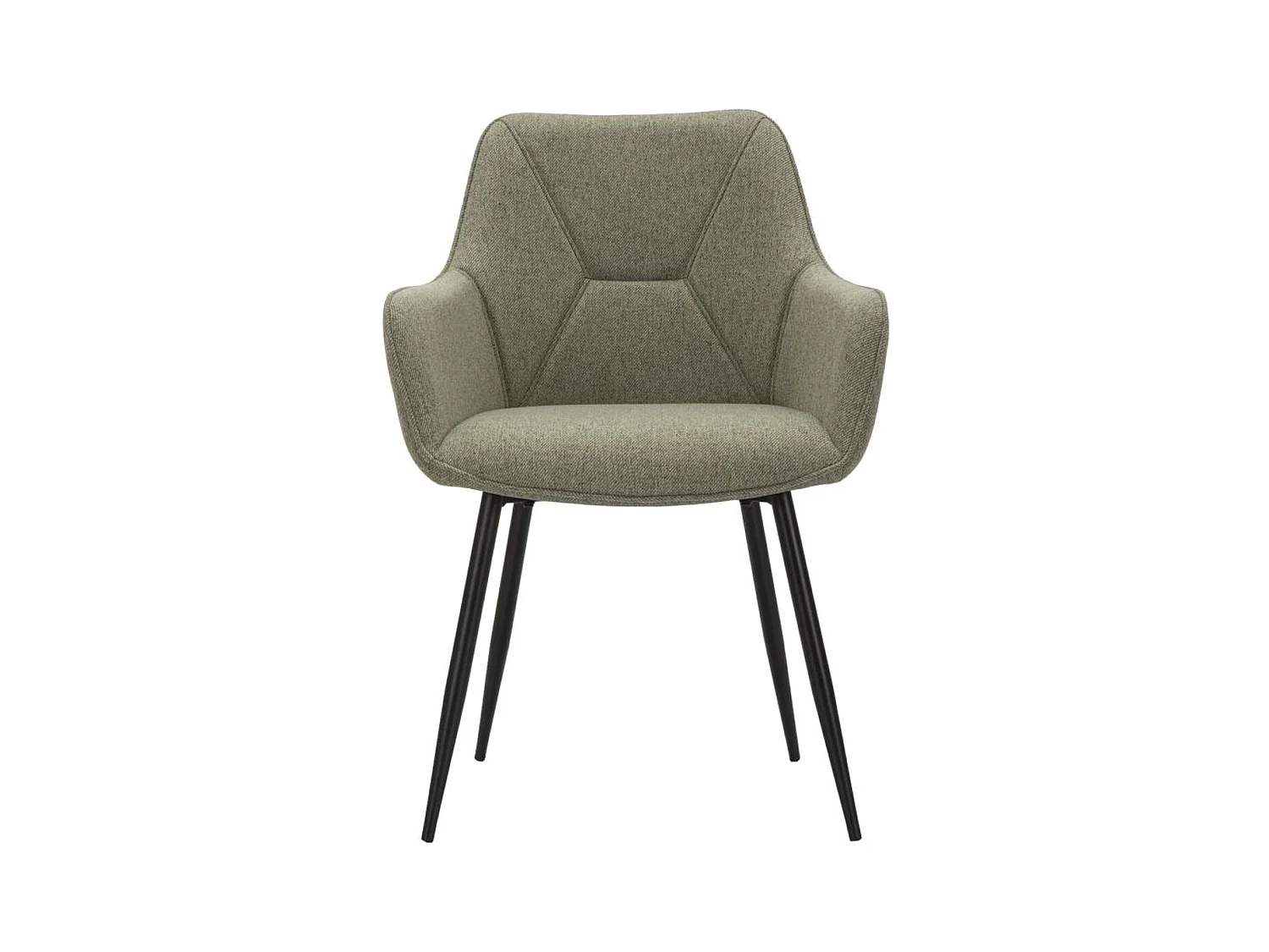 Set di 2 Sedie MF380, Verde, 58x63x85,5 cm, Seven Design